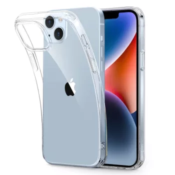  ESR Project Zero iPhone 14 Plus szilikon hátlap tok, átlátszó