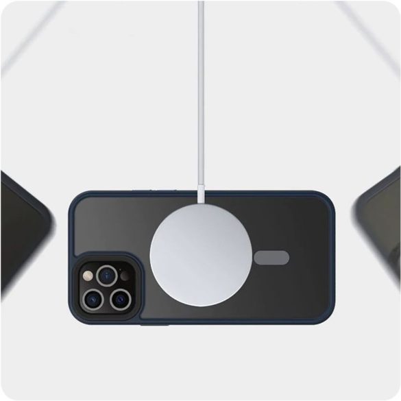 Tech-Protect Magmat MagSafe iPhone 13 Pro Max hátlap, tok, matt fekete