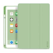   Tech-Protect Sc Pen iPad 10.2 2019 / 2020 / 2021 oldalra nyíló okos tok, érintőceruza tartóval, zöld
