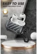 Supcase Unicorn Beetle Apple AirPods Pro 1/2 ütésálló tok, fekete