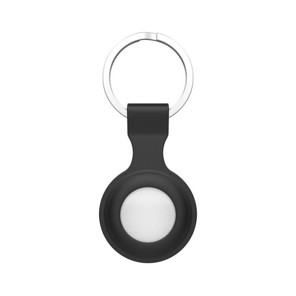 Tech-Protect Icon Apple Airtag kulcstartó tok, fekete