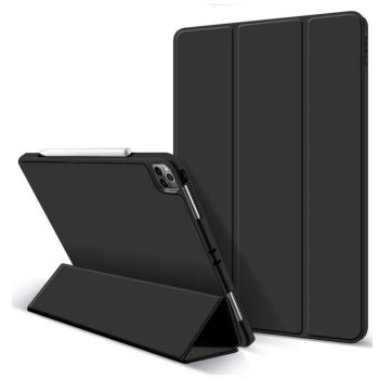  Tech-Protect Smartcase Pen iPad Pro 11" (2021) oldalra nyíló smart tok, fekete