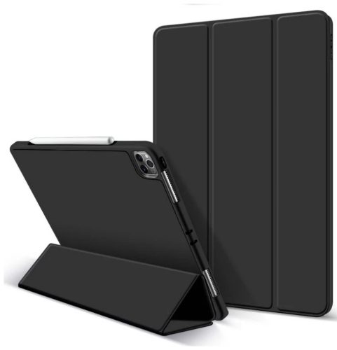 Tech-Protect Smartcase Pen iPad Pro 11" (2021) oldalra nyíló smart tok, fekete