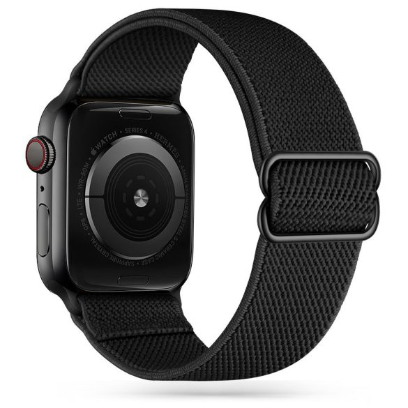 Tech-Protect Mellow Apple Watch 1/2/3/4/5/6/7/Se 42/44/45mm óraszíj, fekete
