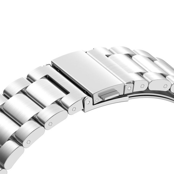 Tech-Protect Stainless Samsung Galaxy Watch 4 40/42/44/46mm fém óraszíj, ezüst