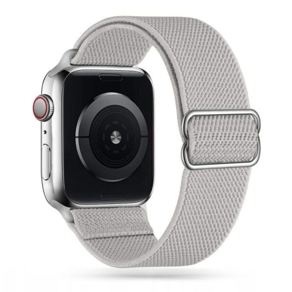 Tech-Protect Mellow Apple Watch 1/2/3/4/5/6/7/Se 42/44/45mm óraszíj, világos szürke