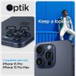 Spigen Optik TR EZ Fit iPhone 14 Pro/14 Pro Max/15 Pro/15 Pro Max 2db lencsevédő üvegfólia, kék