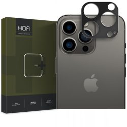   Hofi Alucam iPhone 14 Pro/14 Pro Max kameravédő fémkeret, fekete