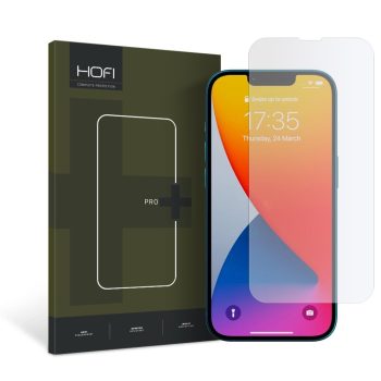   Hofi Glass Pro+ iPhone 13/13 Pro/14 kijelzővédő edzett üvegfólia (tempered glass) 9H keménységű, átlátszó