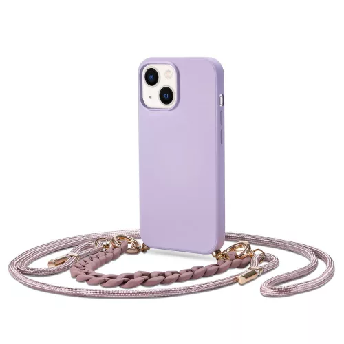 Tech-Protect Icon Chain iPhone 14 hátlap, tok, lila