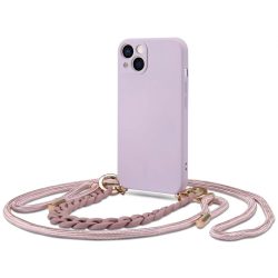 Tech-Protect Icon Chain iPhone 13 szilikon tok, lila