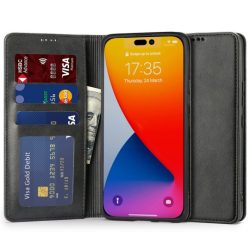   Tech-Protect Wallet Magnet iPhone 14 Pro hátlap, tok, fekete