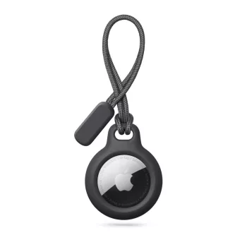   Tech-Protect Rough Chain Apple Airtag kulcstartó tok, fekete