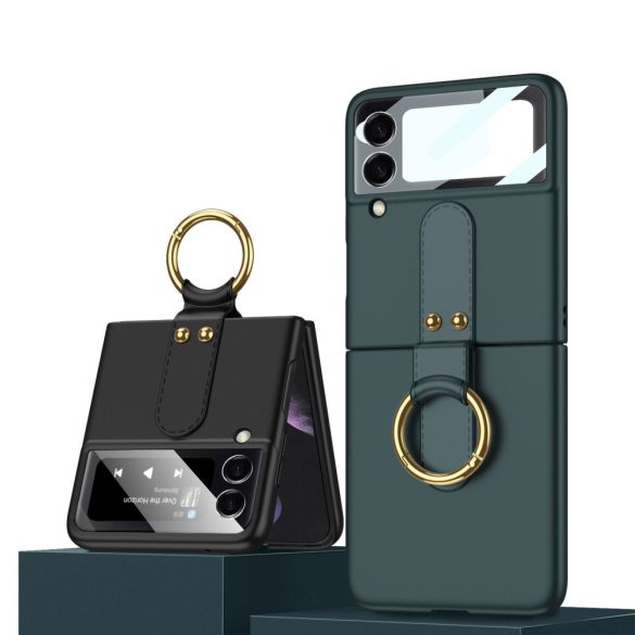 Tech-Protect Icon Ring Samsung Galaxy Z Flip 4 hátlap, tok, rozé arany