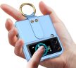 Tech-Protect Icon Ring Samsung Galaxy Z Flip 4 hátlap, tok, világoskék