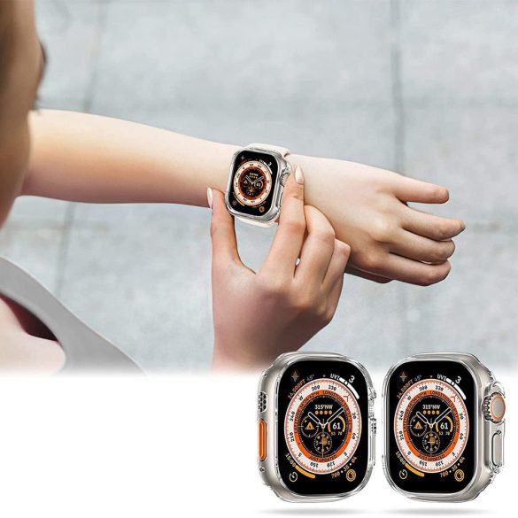 Tech-Protect Defense 360 Apple Watch Ultra (49 mm) előlap, tok, átlátszó