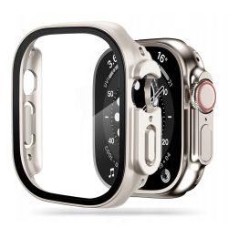  Tech-Protect Defense 360 Apple Watch Ultra (49 mm) előlap, tok, szürke-átlátszó