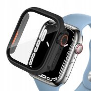   Tech-Protect Defense 360 Apple Watch 7/8/9 (45Mm) kijelző+óravédő, sötétkék-narancssárga