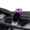 Tech-Protect MM15W-V1 Magnetic Magsafe Vent Car Mount Wireless Charger, Magsafe kompatibilis vezeték nélküli töltő és tartó, szellőzőrácsra, mágneses, 15W, fekete