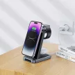 Tech-Protect Qi15W-A26 3In1 Wireless Charger Magsafe kompatibilis vezeték nélküli töltőállomás , fekete