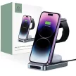 Tech-Protect Qi15W-A26 3In1 Wireless Charger Magsafe kompatibilis vezeték nélküli töltőállomás , fekete