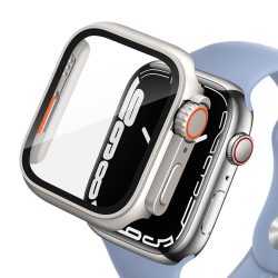   Tech-Protect Defense 360 Apple Watch 4/5/6/SE (44mm) kijelző+óravédő, titánium-narancssárga