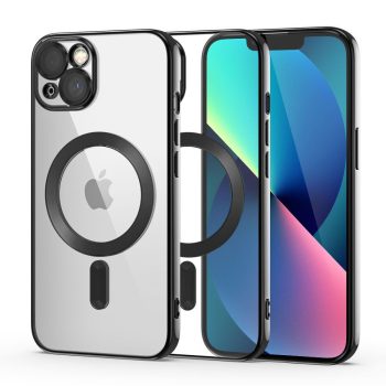   Tech-Protect Magshine Magsafe iPhone 13 MagSafe kameravédős hátlap, tok, fekete