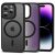 Tech-Protect Magmat Magsafe iPhone 15 Pro hátlap, tok, matt fekete