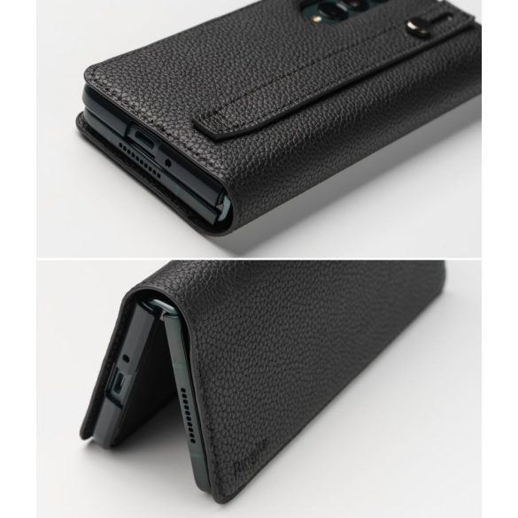 Ringke Signature Ez Strap Samsung Galaxy Z Fold 3 oldalra nyíló tok, fekete