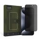 HOFI ANTI SPY GLASS PRO+ iPhone 15 PRO PRIVACY, betekintés védett üvegfólia, fekete