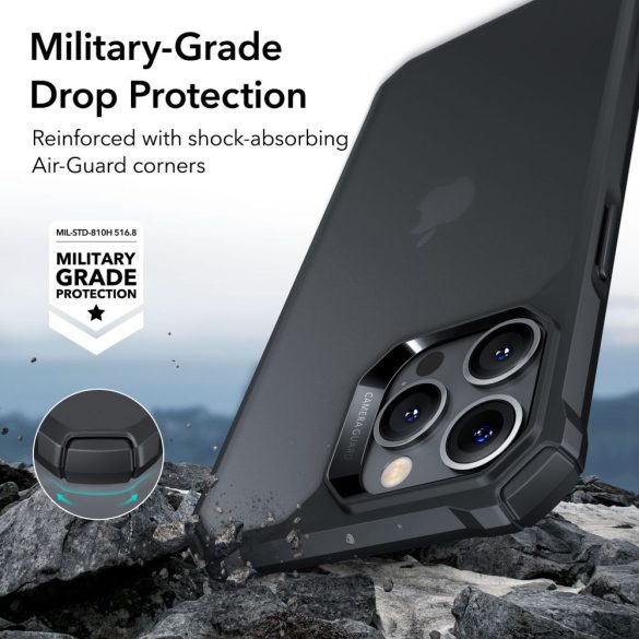 ESR Air Armor iPhone 14 Pro ütésálló hátlap, tok, fekete