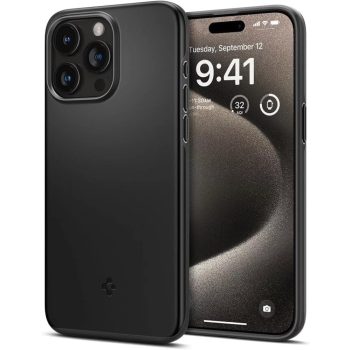 Spigen Thin Fit iPhone 15 Pro Max 6.7", fekete