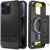 SPIGEN Rugged Armor Mag tok iPhone 15 Pro Max 6,7" Magsafe matt, fekete
