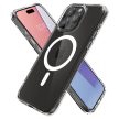 Spigen Ultra Hybrid MAG iPhone 15 Pro Max 6,7" Magsafe tok, fehér, átlátszó