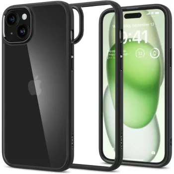   Spigen Ultra Hybrid tok iPhone 14 Plus/15 Plus 6.7" matt, fekete