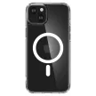 Spigen Ultra Hybrid MAG iPhone 14 Plus/15 Plus 6,7" Magsafe tok, fehér, átlátszó