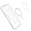 Spigen Ultra Hybrid MAG iPhone 14 Plus/15 Plus 6,7" Magsafe tok, fehér, átlátszó