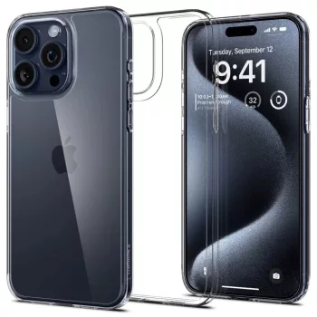   Spigen Air Skin hibrid tok iPhone 15 Pro 6.1", átlátszó