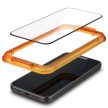 Spigen edzett üvegfólia ALM GLASS FC 2-PACK iPhone 15 PLUS, fekete