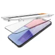 Spigen Glas.TR FC iPhone 15 Pro 6.1" iPhone 15 Pro 6.1" "EZ FIT" 2 db edzett üvegfólia, fekete keret AGL06893