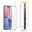 Spigen Glas.TR FC iPhone 15 6.1" iPhone 15 6.1" "EZ FIT" edzett üvegfólia, fekete keret AGL06908