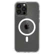Spigen Ultra Hybrid Mag iPhone 13 Pro Magsafe tok, fehér, átlátszó