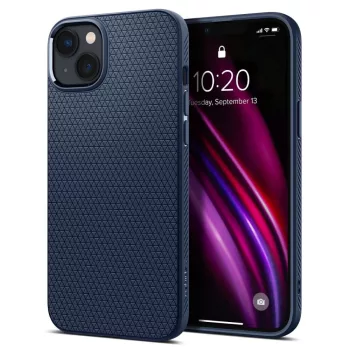   Spigen Liquid Air tok iPhone 14 Plus/15 Plus 6,7", sötétkék