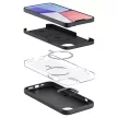 Spigen Silicone Fit iPhone 14 Plus/15 Plus 6,7" MAG Magsafe tok, fekete