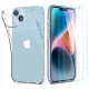 Spigen Crystal Pack iPhone 14 Plus/15 Plus üvegfólia + szilikon hátlap, tok, átlátszó