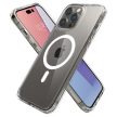Spigen Ultra Hybrid MAG iPhone 14 Pro 6,1" Magsafe tok, fehér, átlátszó