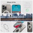 Spigen Ultra Hybrid MAG iPhone 14 Pro 6,1" Magsafe tok, fehér, átlátszó