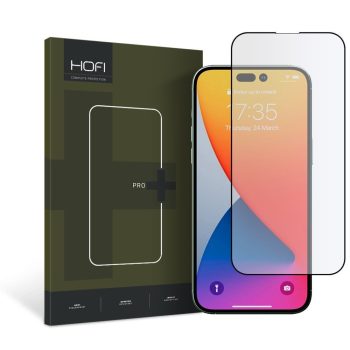   Hofi Glass Pro+ Iphone 14 Pro Max 5D teljes kijelzős üvegfólia, fekete