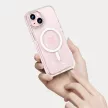 TECH-PROTECT FLEXAIR HIBRID MAGSAFE iPhone 15 csillámos ütésálló hátlap, tok, átlátszó