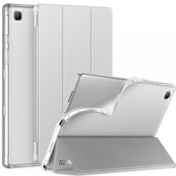   Infiland Classic Stand Samsung Galaxy Tab A7 10.4 T500/T505 (2020) oldalra nyíló tok, ezüst